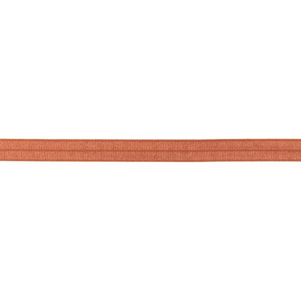 Elastisches Schrägband Polyamid Breite 15 mm - Kupfer
